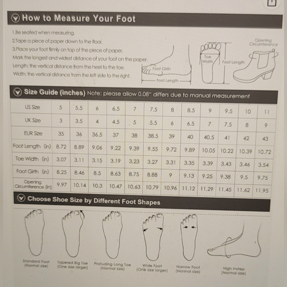 How to measure your foot